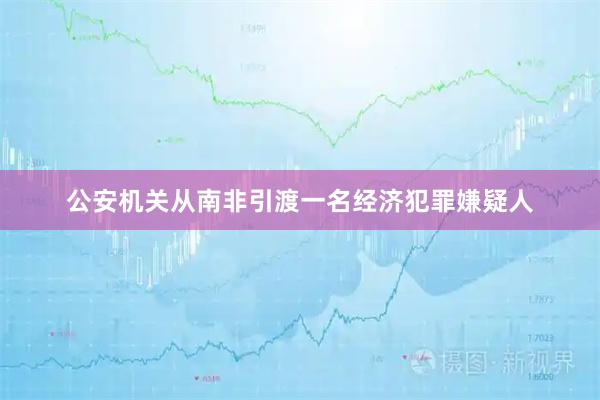 公安机关从南非引渡一名经济犯罪嫌疑人